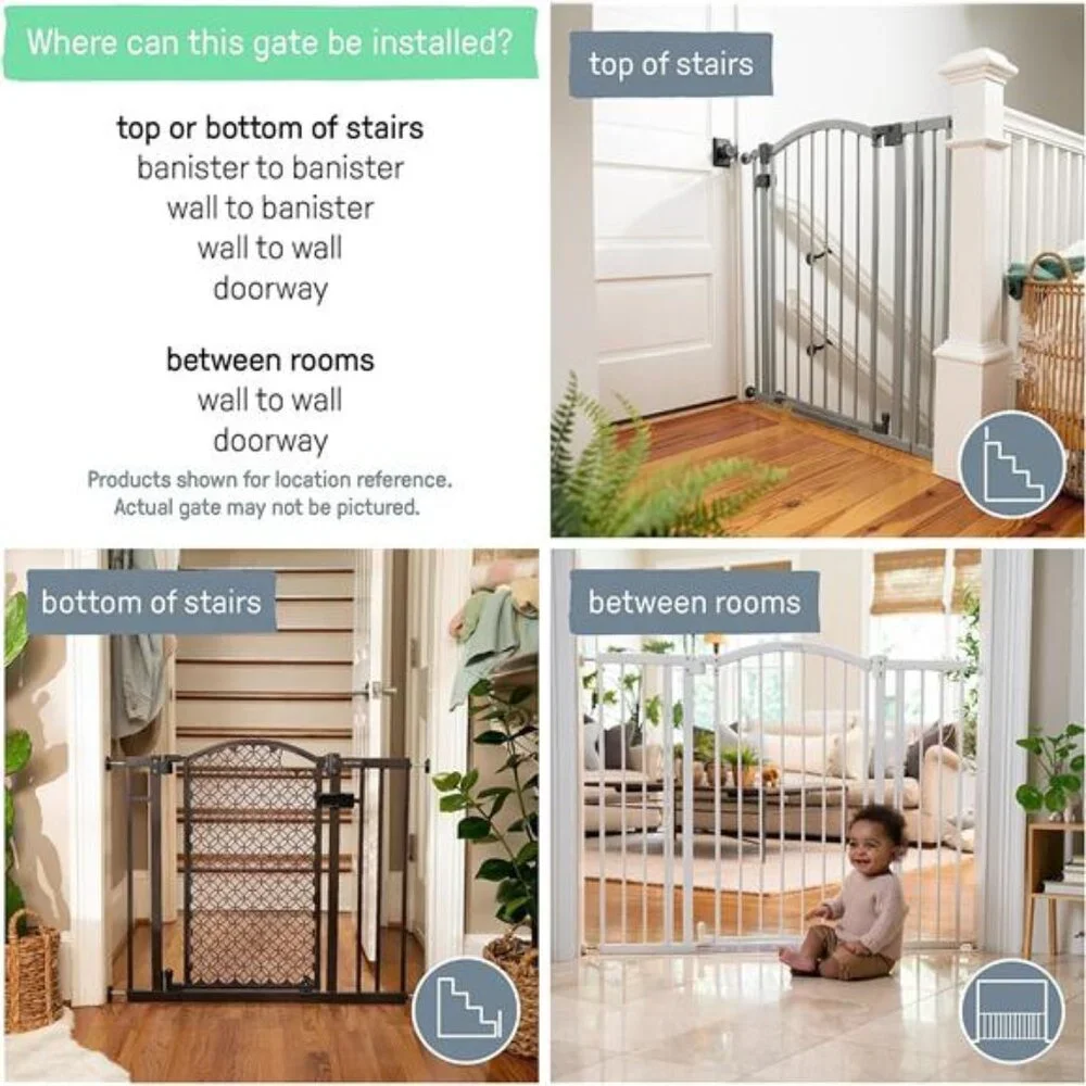 Multi-Use Decorative Extra Tall Safety Pet and Baby Gate,28.5'-48' Wide,36' Tall